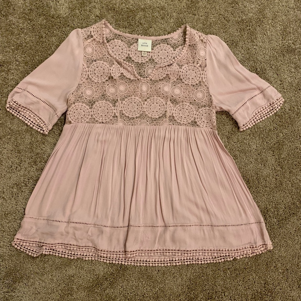 Knox Rose Lace Babydoll Top